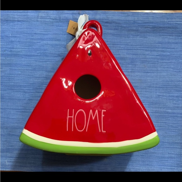 Rae Dunn Other Rae Dunn Watermelon Birdhouse Poshmark